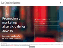Tablet Screenshot of loquenoexiste.es